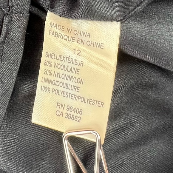 Theory Red Wool Sleeveless Lined Pleated Dress Size 12 Women’s - Picture 6 of 7